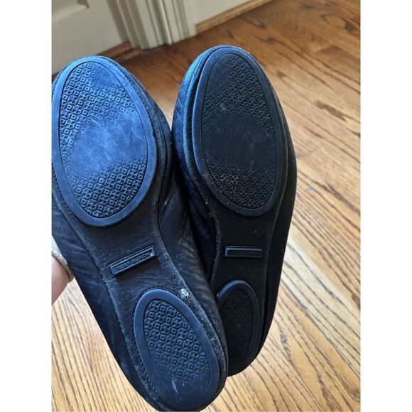 Tory Burch Reva black leather flats - Picture 3 of 5